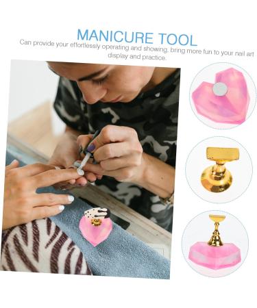 Mikinona 4 Sets Nail Holder Nail Stand Nail Tip Holders Nail Art Base Nail Art Tool Nail Tip Display Stand Nail Art Stand Nail Display Stand Nail Practice Stand Tool for Nail Art - Buy Online on GoSupps.com