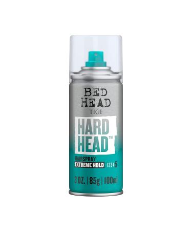 TIGI Bed Head Masterpiece Shiny Hairspray Strong Hold Travel Size 2.4 oz and Hard Head Extra Strong Hold Hairspray Travel Size 3 oz Bundle - Buy Online on GoSupps.com