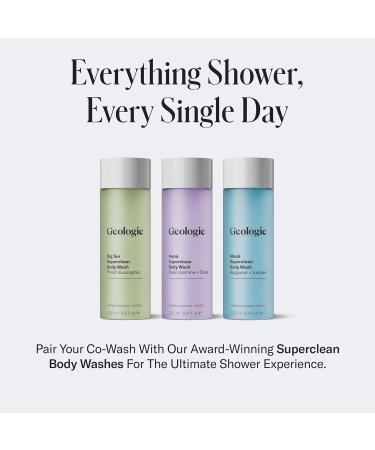 Geologie Smoothing Hair Co-Wash | 4-in-1 Cleanser Conditioner & Mask | Eco-Friendly Avocado & Coconut Formula for Men & Women | 84% Less Plastic - Buy Online on GoSupps.com