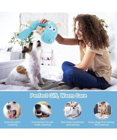 Shengruili Interactive Dog Toys - Snuffle & Sniffing Toys for Dogs Squeaking Hippopotamus Design for Enhanced Intelligence - Buy Online on GoSupps.com