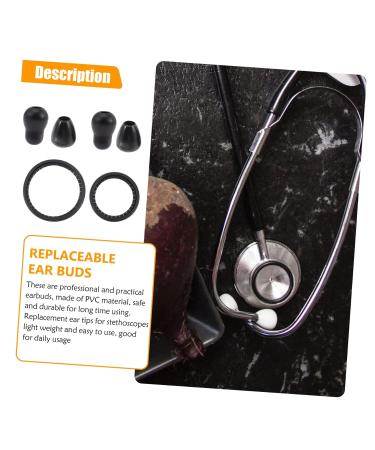 5 Sets Stethoscope Accessory Kit | Ear Tips Bell Cover & Diaphragm for Cardiology | Premium Stethoscope Accessories - Buy Online on GoSupps.com