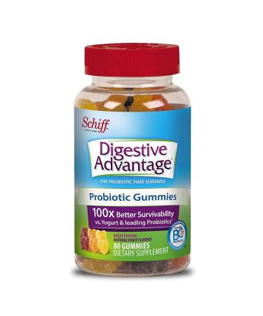Digestive Advantage Probiotic Gummies Dietary Supplement 80 Count