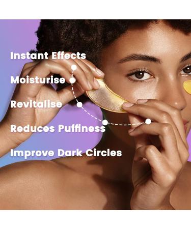 Under Eye Patches for Dark Circles & Puffiness - Hydrating Eye Masks to Reduce Bags & Smooth Wrinkles - Buy Online on GoSupps.com