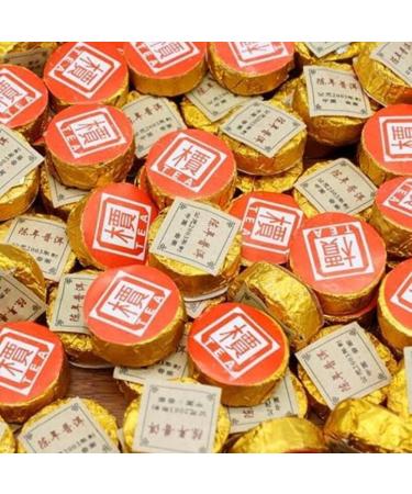 HQZM Yunnan Ancient Puer Tea Small Golden Cake 500g Mini Tuocha Mature Tea Exquisite and Small 1764oz - Buy Online on GoSupps.com