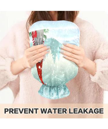 Traditional Christmas Gnome Tomte Hot Water Bottle | 2L Fleece Cover for Comfort & Relief - Perfect for Cold Compresses  - Buy Online on GoSupps.com