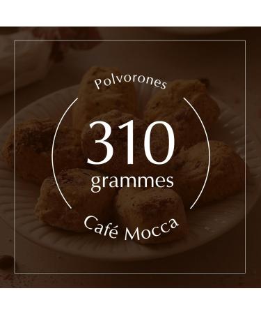 1880 Polvorones Artisanaux au Caf Mocca 310 g Biscuit Sabl Espagnol la Texture Fondante Ar me de Caf et Amande Grill e Emballage Individuel Qualit Supr me - Buy Online on GoSupps.com