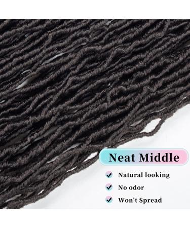 Shop 6 Packs of 24 Inch Faux Locs Crochet Braids - Pre-Looped Soft Dreadlocks & Goddess Locs - 21 Strands/Pack - Soft Locs Hair in 4# - International Shipping Available - Buy Online on GoSupps.com