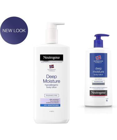Neutrogena Norwegian Formula Deep Moisture Body Lotion 250ml - Best Hydration for Dry & Sensitive Skin | International Shipping Available - Buy Online on GoSupps.com