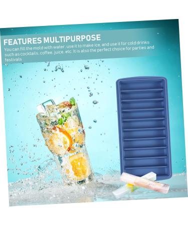 ABOOFAN 1pc Kitchen Dessert Shaped Ice Bar Household Shop Practical DIY Supply Cube Silicone Mold Design 24.5X11.5CM Blue - Buy Online on GoSupps.com
