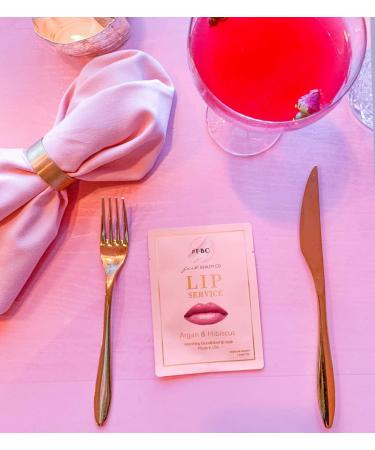 Buy Lip Service! Smoothing Biocellulose Lip Mask with Argan & Hibiscus Hydrating & Nourishing for All Skin Types | International Shipping Available - Buy Online on GoSupps.com