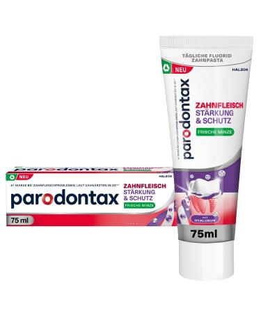 Parodontax Parodontax Toothpaste clinically proven to strengthen and protect gums helps strengthen and protect the gum line for healthy gums fresh mint 75 ml