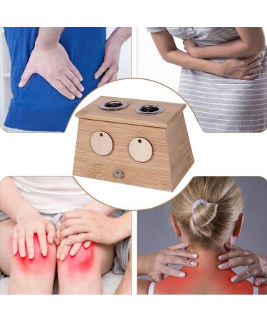 Moxibustion Box - Anti-Burn Moxa Roller Stick Holder for Neck & Body Massage | Multi-Hole Moxa Stick Burner for Relaxation - Buy Online on GoSupps.com
