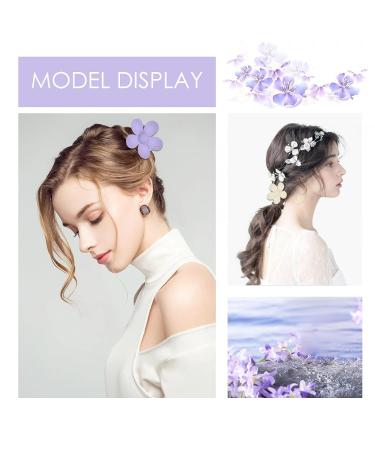 6 Flower Hair Clips for Women - Non-Slip Claw Hair Accessories | Large Matte Slide-Resistant Clips in 6 Colors - Ideal for Thick/Thin Hair - Buy Online on GoSupps.com
