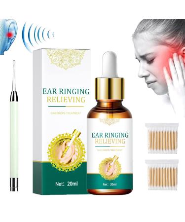 WOSLXM Tinniclear Ear Drops Tinnitus Relief Drops Ear Tinnitus Treatment Oil Tinnitus Relief for Ringing Ears Drops for Hearing Loss (1PCS)