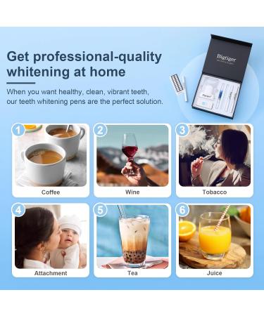 Bigtiger Teeth Whitening Kit - Wireless LED Light Sensitive Teeth Safe Effective Stain Removal - Buy Online on GoSupps.com
