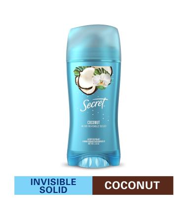 Secret Invisible Solid Antiperspirant & Deodorant Coconut Scent - 2.6 oz (Pack of 3) | Buy Internationally - Buy Online on GoSupps.com