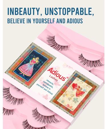 Natural Look Mink Lashes - Fluffy Volume & Wispy Eyelashes for Stunning Beauty | Adious #Demeter #Tethys - Buy Online on GoSupps.com