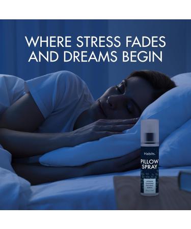 Habits. Habits Pillow Spray - Lavender Sleep Spray for Pillows - Bedtime Pillow Mist to Promote Deep Sleep & Better Sleep Habits - Linen Spray Pillow Mist for Bedding to Help with Sleeping 4 Ounce - Buy Online on GoSupps.com