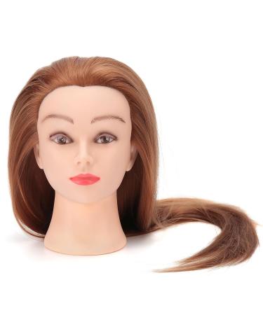 Exercise Head for Hairdressers - Synthetic Fiber Training Mannequin & DIY Braid Set - Buy Online on GoSupps.com