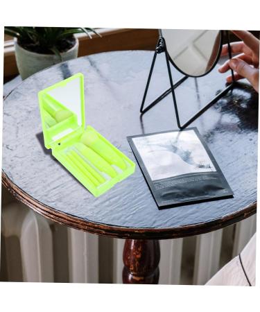 Didiseaon 1 Set loose powder set women makeup brush Soft fur belt mini small cosmetic brush artificial fiber portable vanity fur soft bristles makeup brush 9.50X3.00X2.00CM Green - Buy Online on GoSupps.com