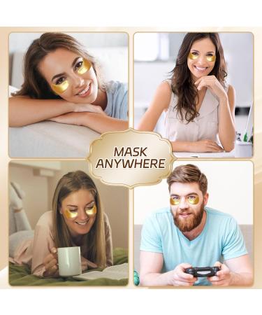50 Pairs 24k Gold Under Eye Patches - Collagen Eye Masks for Dark Circles & Puffiness | Reduce Wrinkles & Revitalize Skin - Buy Online on GoSupps.com