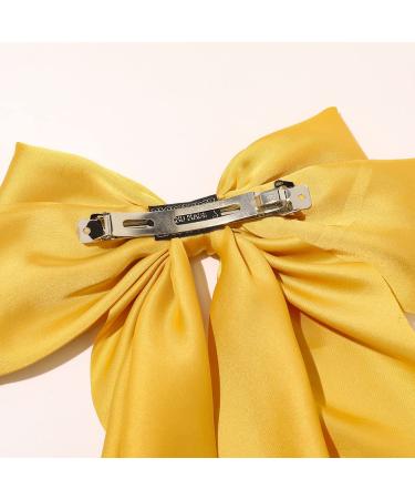 Duories Large Yellow Hair Clip - 40cm Elegant Fabric Hair Loop Pin for Women & Girls - Perfect for Thick & Thin Hair - Buy Online on GoSupps.com