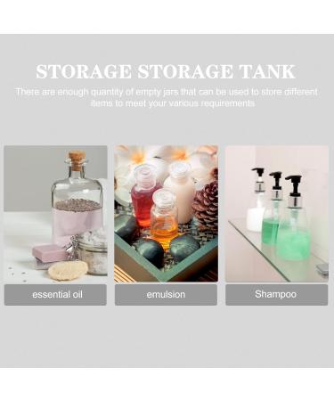 COHEALI 1 Set Travel Bottle Travel Size Makeup Sub Bottling Travel Essentials Toiletries Airless Pump Jar Travel Soap Bottle Travel Containers for Toiletries Lotion Pp Storage Bottle White - Buy Online on GoSupps.com
