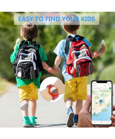 Dingfeiyu Airtag Waterproof Wristband - Adjustable Anti-Lost Bracelet for Kids & Adults - Red Nylon Band for Apple Airtag - Buy Online on GoSupps.com