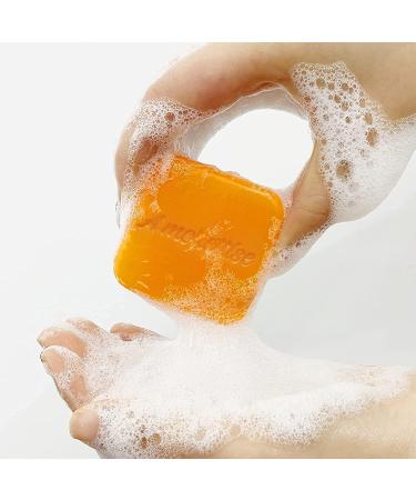 Amorettise Kojic Acid Soap for Brightening Face & Body | Salicylic Acid for Dark Spots, Scarring, Hyperpigmentation | Even Skin Tone | 2.82 oz / 2 Bars - Buy Online on GoSupps.com