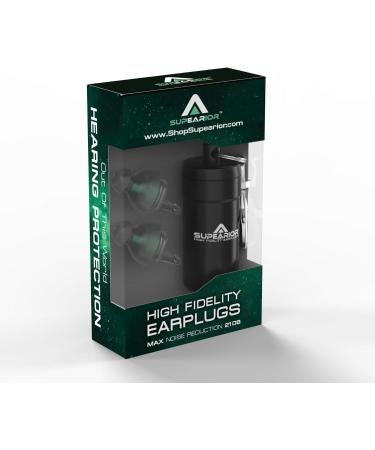 High Fidelity Earplugs for Concerts & Musicians | Reusable Hearing Protection Ear Plugs - Shop Internationally - Buy Online on GoSupps.com