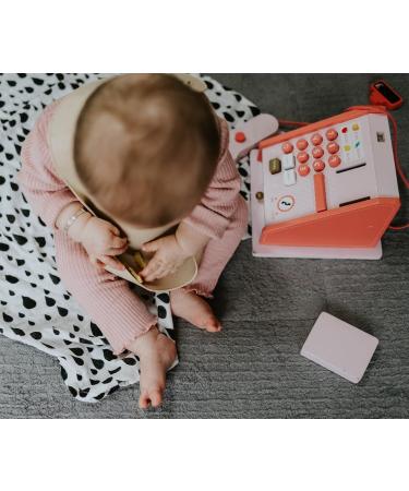 Silicone Baby Bibs Set of 2 - Scandi Colours - Super Soft & Easy Clean - Food Grade Silicone - Pink/Pink - Buy Online on GoSupps.com