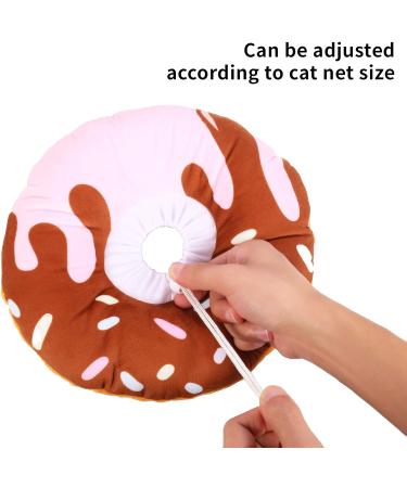 Xinzistar Rauskrause Soft Cat Collar - Adjustable Anti-Bite Protective Collar for Cats Dogs & Kittens (Chocolate Donut Size S) | International Shipping - Buy Online on GoSupps.com