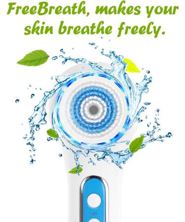 FREEBREATH Soft Facial Cleansing Brush Head Replacement (2 Pack) for J02 and J03 Models - Buy Online on GoSupps.com