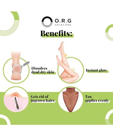 ORG Korean Deep Gel Exfoliating Body Scrub - Natural Cruelty Free Formula for Smooth & Glowing Skin - 6oz - Buy Online on GoSupps.com