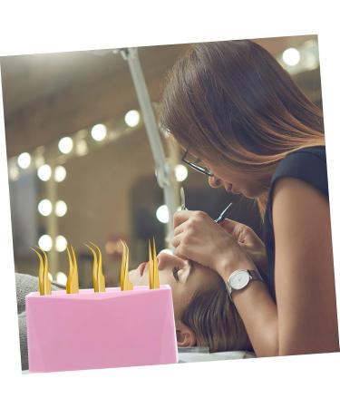 minkissy 1pc Tweezers Storage Rack Vessel Tools Beauty Tools Lash Tools Convenient Storage Rack Eyelash Tweezer Organizer Eyelash Tweezers Rack Makeup Tool Container Protection Rack Acrylic 15x7.5x6.5cm Pink - Buy Online on GoSupps.com
