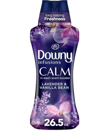 Downy Infusions Laundry Scent Booster Beads for Washer, Calm, Lavender & Vanilla Bean, 26.5 Ounce