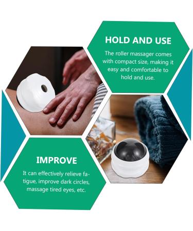 Healeved Rolling Ball Yoga Massage Tool Kit Common Ball & Back Roller for Fitness & Relaxation | Durable PP Material - Buy Online on GoSupps.com