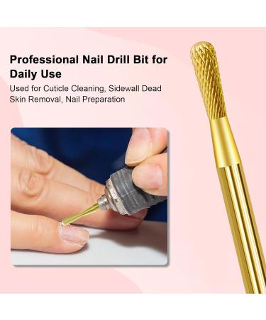 CGBE Nail Miller Attachments | Wolframcarbid Bits for Precision Nail Care | 3/32 Inch Pear Shape Grinding Heads | Extra Fine Grain for Nail Skin Removal - Buy Online on GoSupps.com