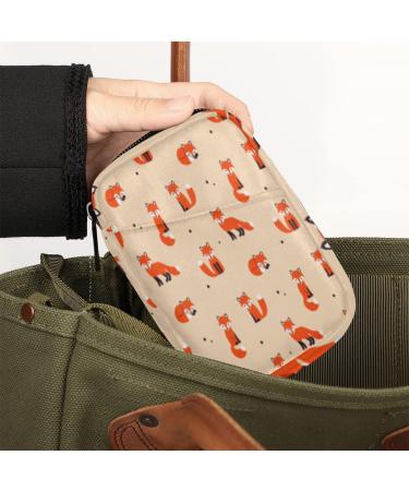 Cute Fox Pill Case | Weekly Medicine Organizer with Travel Bag | 7-Day Vitamin & Supplement Box - Buy Online on GoSupps.com