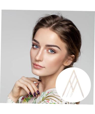 Anneome 1pc Second Generation Scale Makeup Kits Eyebrow Shape Molds Eyebrow Tattooing Ruler Tracer Bagged 25x5x0.6cm Silver - Buy Online on GoSupps.com