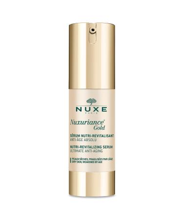 NUXE Nuxuriance Gold Nutri-Replenishing Serum | Ultimate Anti-Aging Serum for Dry Skin Vegan Made in France 1 Fl Oz