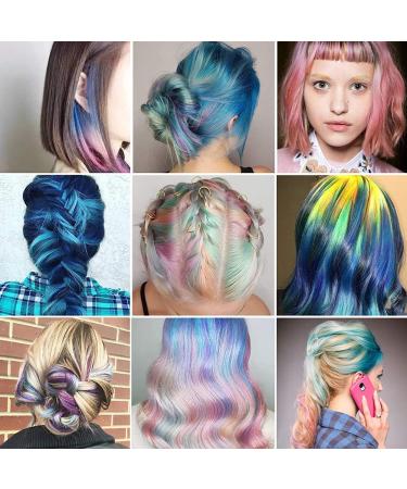 12-Color Hair Chalk Comb Set for Girls | Temporary, Washable Hairdressing Kit for Kids Birthday Party, Cosplay, DIY | Ages 4-10 - Buy Online on GoSupps.com