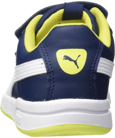 PUMA Kids Stepfleex 2 Sl Ve V Ps Trainers 10 UK Child - Peacoat/White/Yellow - Buy Online on GoSupps.com