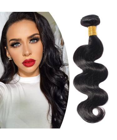 SEGO 18" Human Hair Wefts 1 Bundle Weave Human Hair Brazilian Extensions Body Wave Virgin 100% Unprocessed Human Hair Extension
