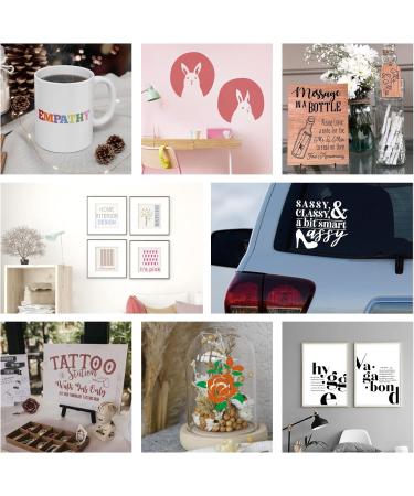 Quefe 82pcs Permanent Vinyl for Cricut - 12x12 Adhesive Vinyl Sheets in 40 Assorted Colors - Ideal for Signs, Scrapbooking, Car Decals, and Craft Cutters - Buy Online on GoSupps.com