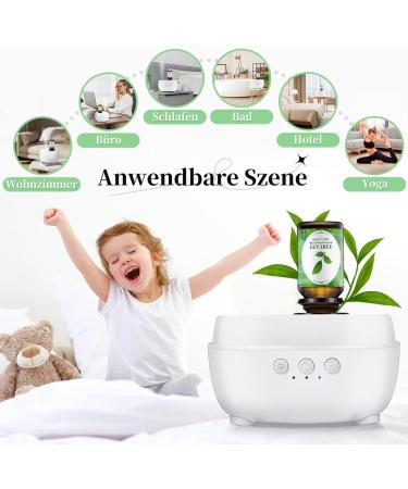 Waterless Aroma Diffuser for Essential Oils - Aromatherapy Diffuser with 2 Essential Oils | Perfect for Car Bedroom & Spa - Buy Online on GoSupps.com