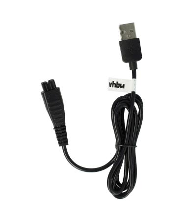 vhbw charging cable compatible with Panasonic ES-LA54 ES-LA62 ES-LA70 ES-LA74 ES-LA84 ES-LA90 shaver - power cable 120 cm