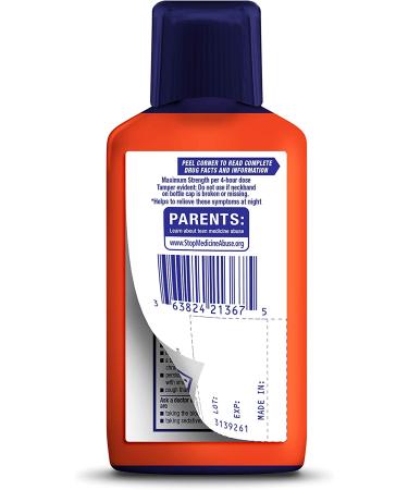 Delsym Adult Liquid Nighttime Cough Syrup - 6 Fl Oz - Buy Online on GoSupps.com