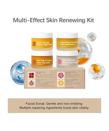 CUPMTZYE Mature Skin Skincare Set for Mature Skin 4-in-1 Hydrating & Nourishing Face Balm with Arctic Botanicals Supports Smooth Healthy & Radiant-Looking Complexion - Buy Online on GoSupps.com