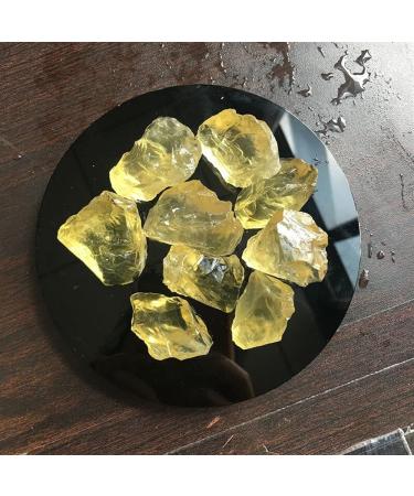 Natural Magic Natural Citrine Crystal Rough Stone Yellow Crystal Stones Minerals Specimen Home Decoration (Size : 80-90g)